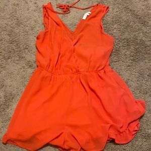 Cute shorts outfit-romper